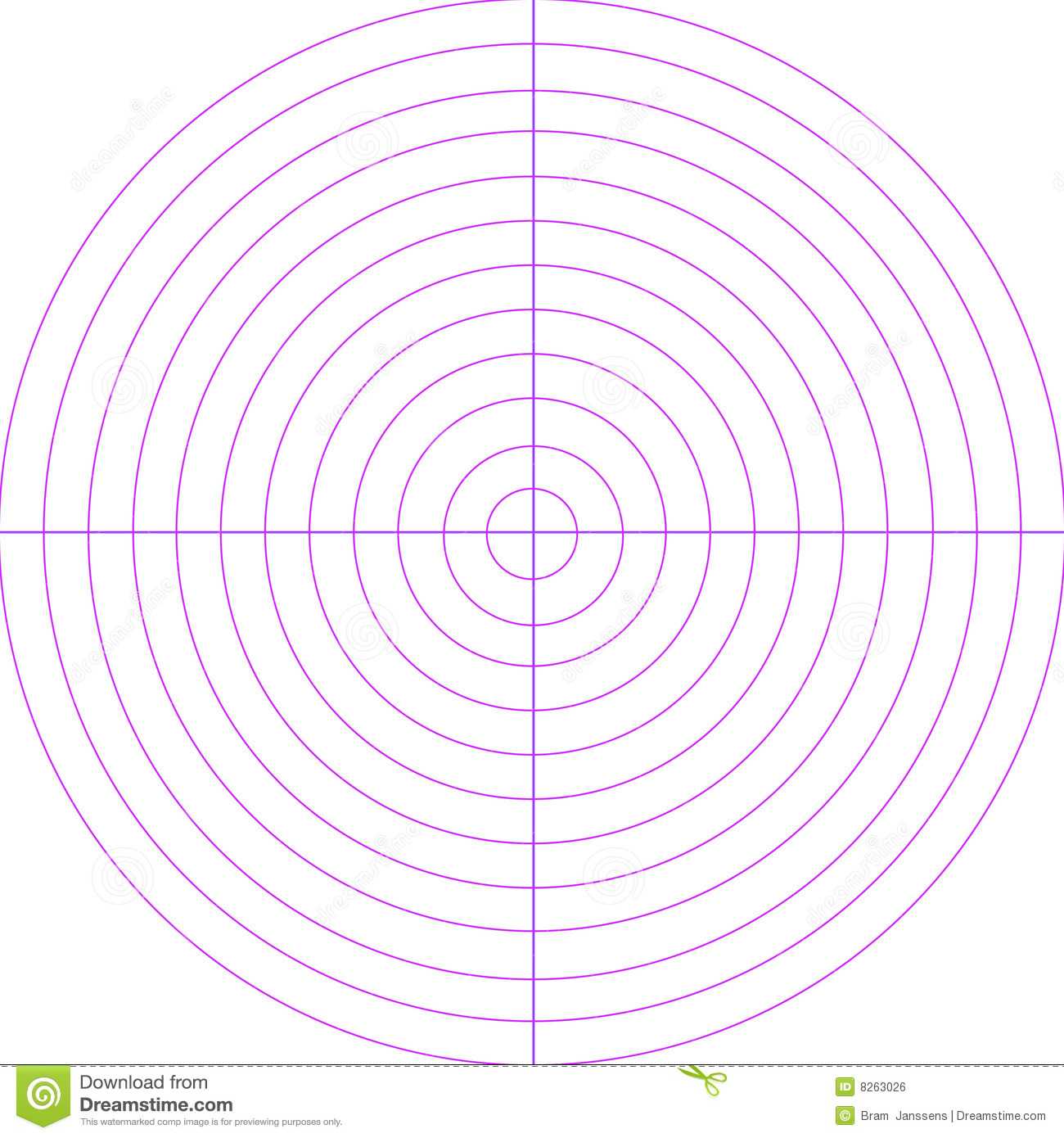 Blank Radar Screen Stock Illustration. Illustration Of With Regard To Blank Radar Chart Template
