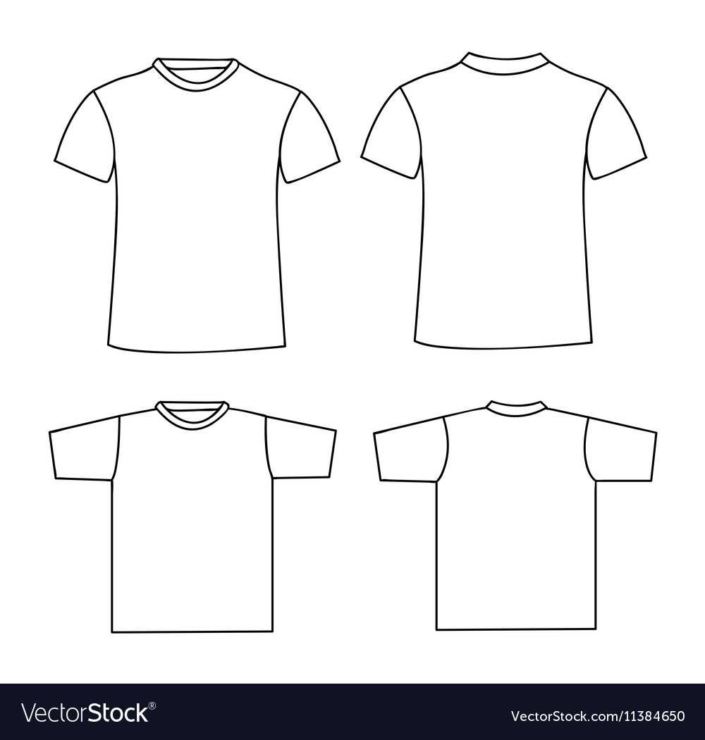 Blank T Shirt Template Front And Back With Regard To Blank Tee Shirt Template
