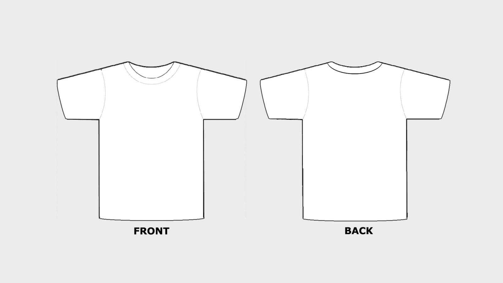 Blank T Shirt Worksheet | Printable Worksheets And Pertaining To Blank Tshirt Template Printable