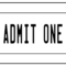 Blank Ticket Template Clipart Throughout Blank Admission Ticket Template