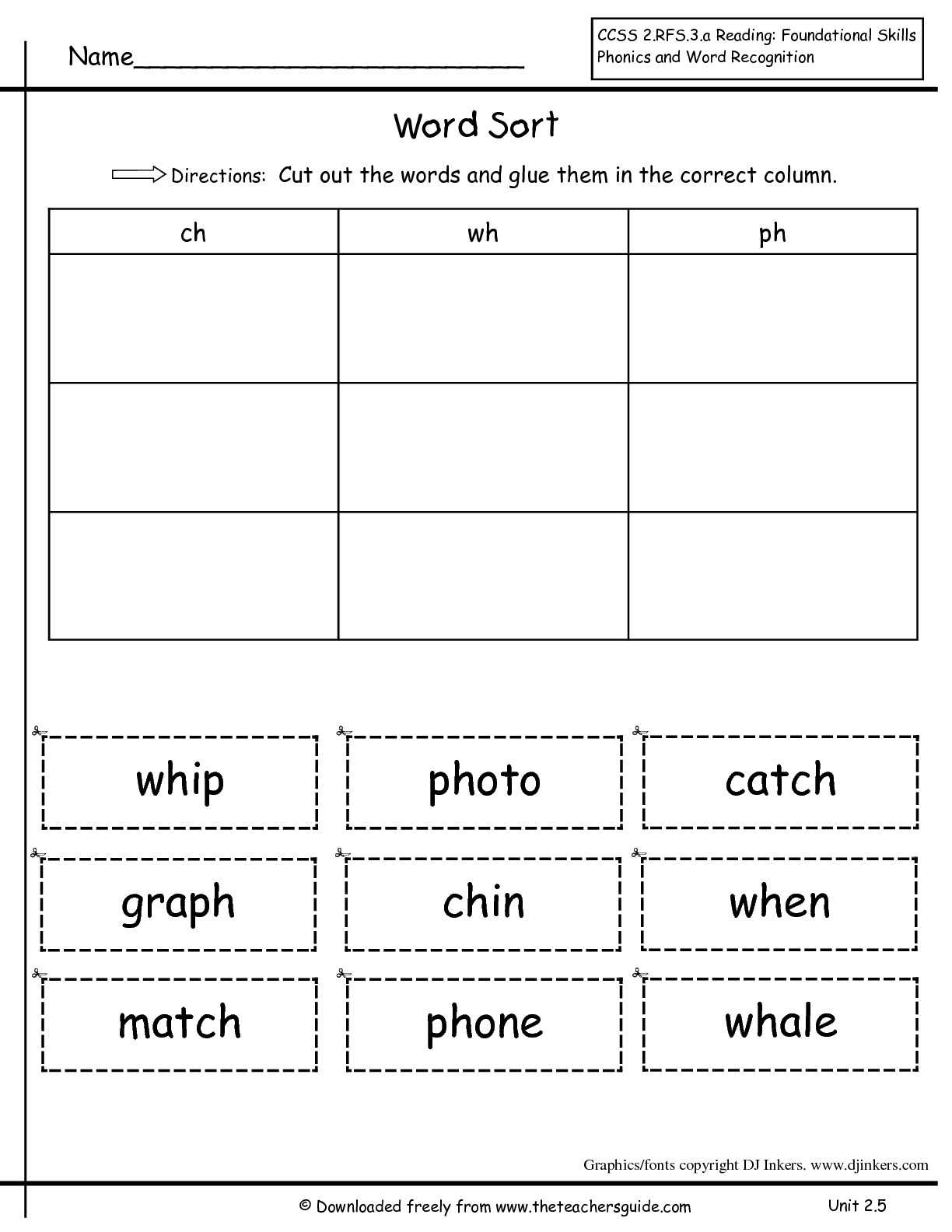 Blank Word Sort Template. Teaching Spelling Word Work On For Words Their Way Blank Sort Template