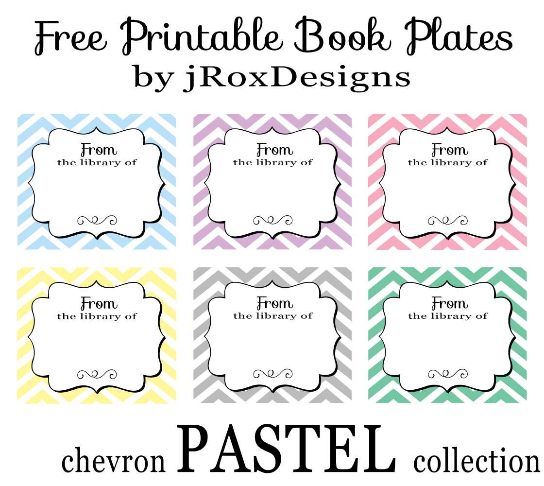 Book Plate Template – Dalep.midnightpig.co For Bookplate Templates For Word