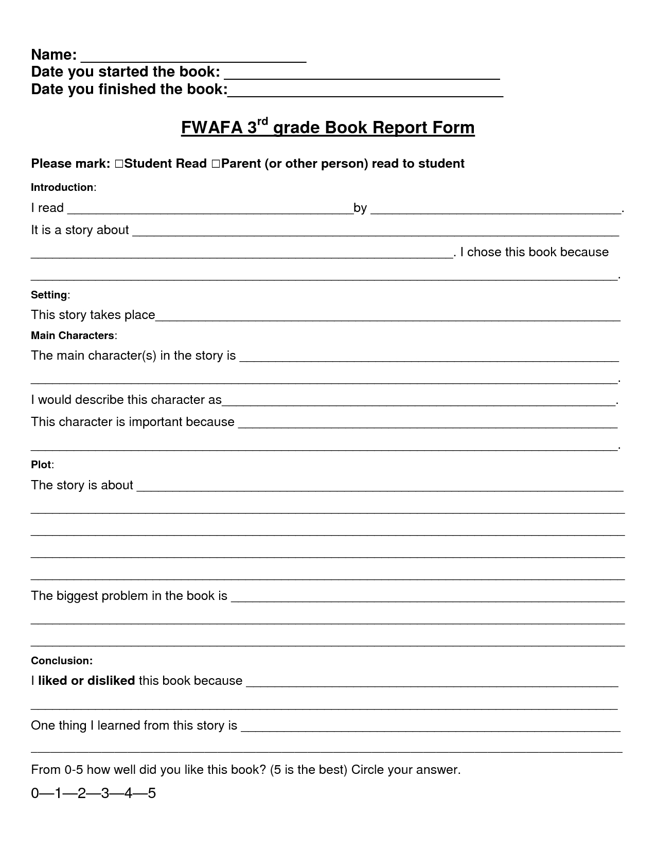Book Report Worksheet | Printable Worksheets And Activities Regarding Book Report Template 5Th Grade