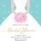 Bridal Shower Invitation Template. Wedding Fashion Vector Illustrartion Intended For Blank Bridal Shower Invitations Templates