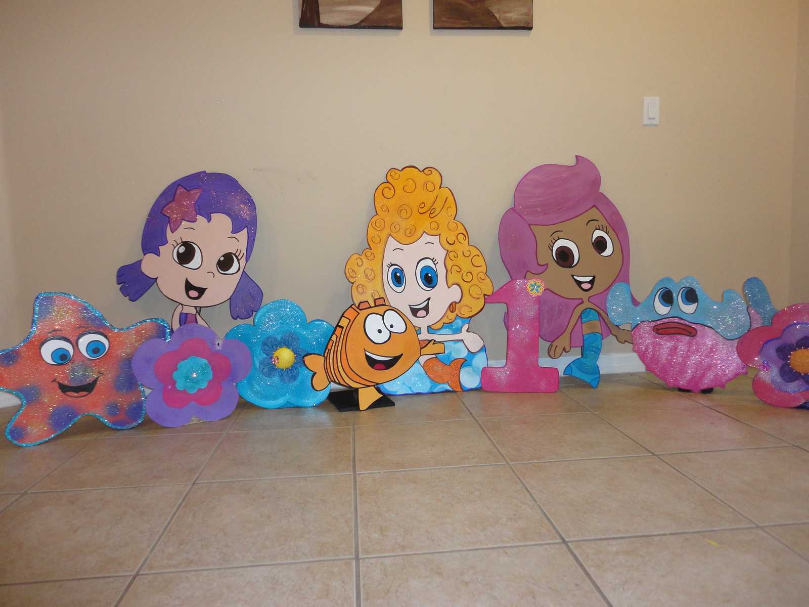 Bubble Guppies Birthday Decorations | Bob Doyle Home Regarding Bubble Guppies Birthday Banner Template