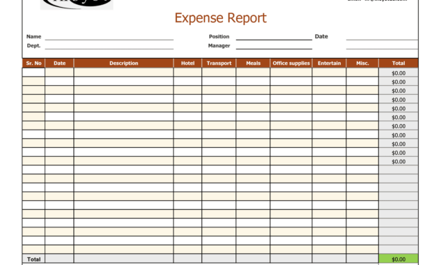 Business Expenses Spreadsheet Expense Template Excel And with Expense Report Template Excel 2010