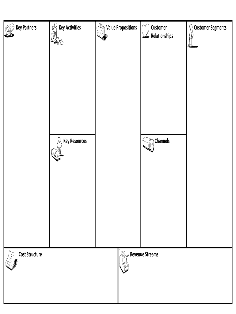 Business Model Canvas Template – Fill Online, Printable Inside Business Model Canvas Template Word