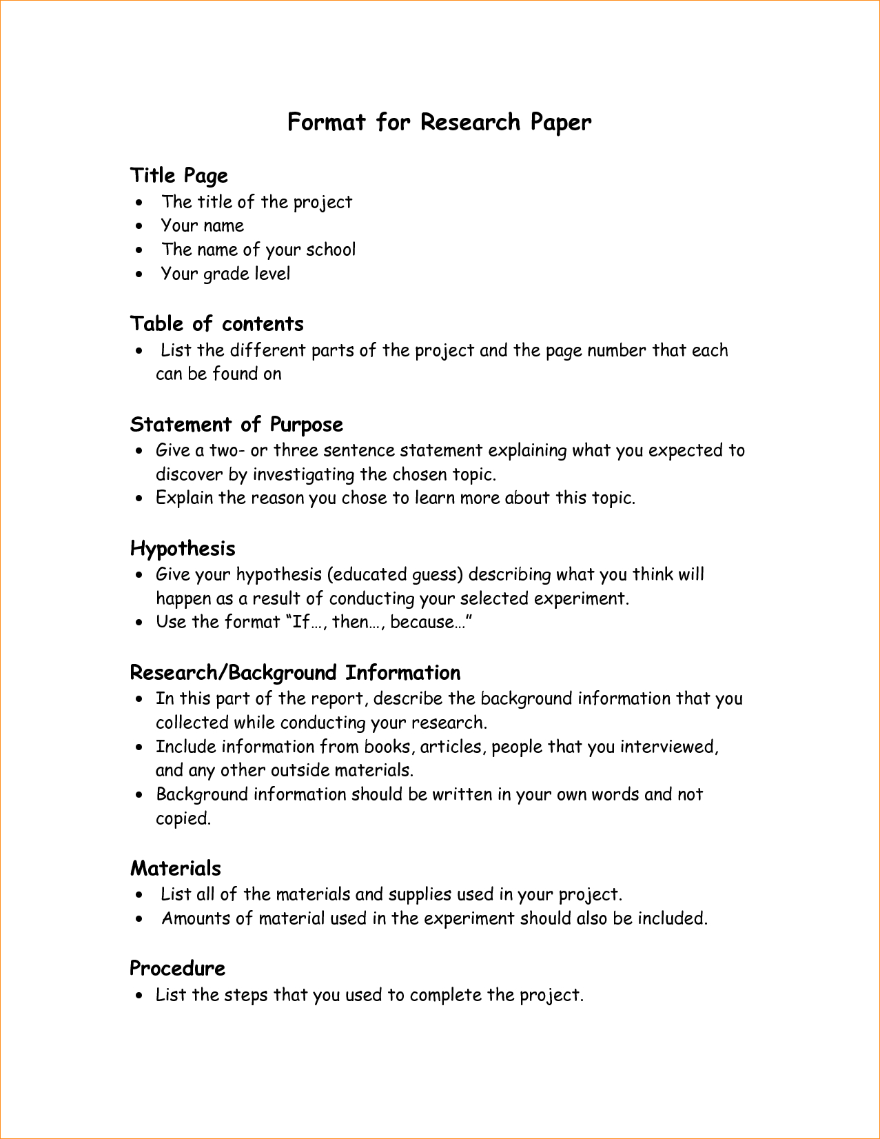Business Research Paper Format – Calep.midnightpig.co Pertaining To Research Project Report Template