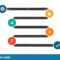 Business Road Map Timeline Infographic Template With Circles Within Blank Road Map Template