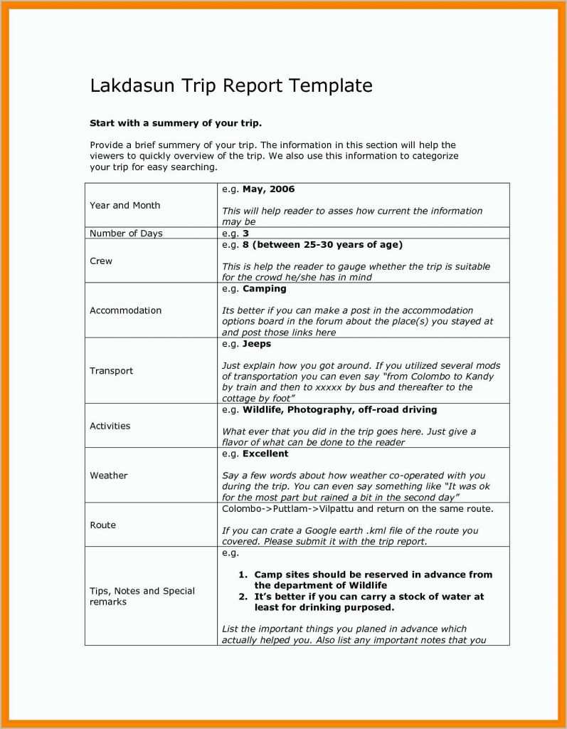 Business Trip Report – Calep.midnightpig.co With Regard To Business Trip Report Template Pdf