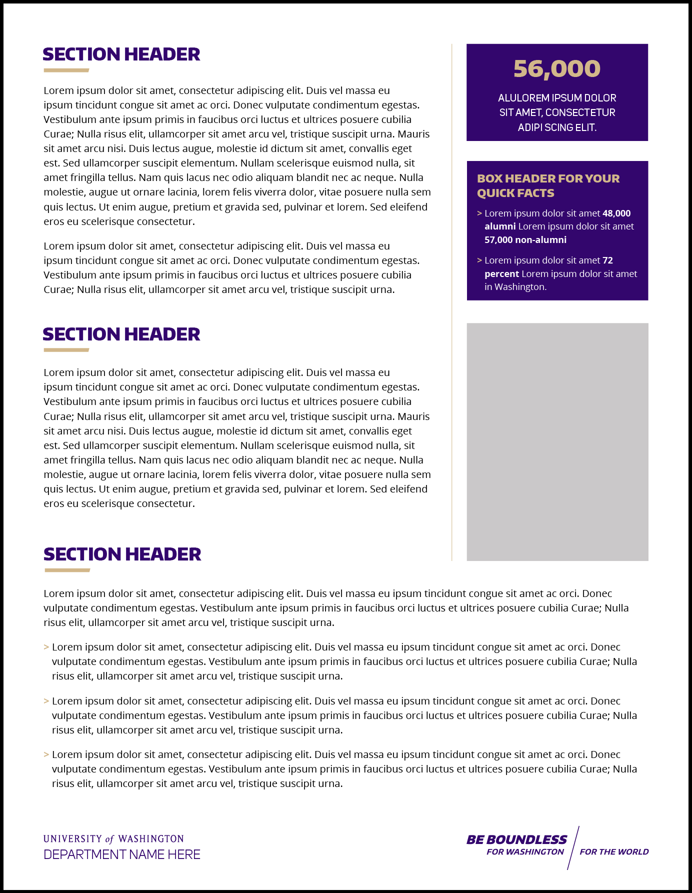 Campaign Fact Sheets | Uw Brand Within Fact Sheet Template Word