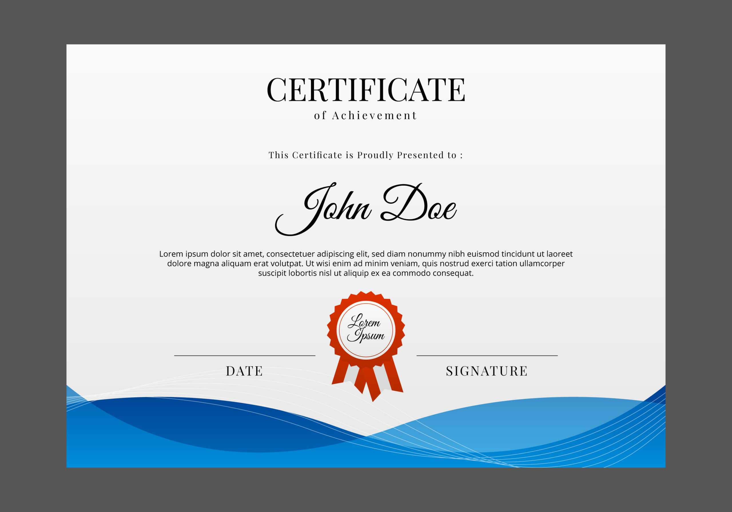 Certificate Templates, Free Certificate Designs With Regard To Professional Certificate Templates For Word