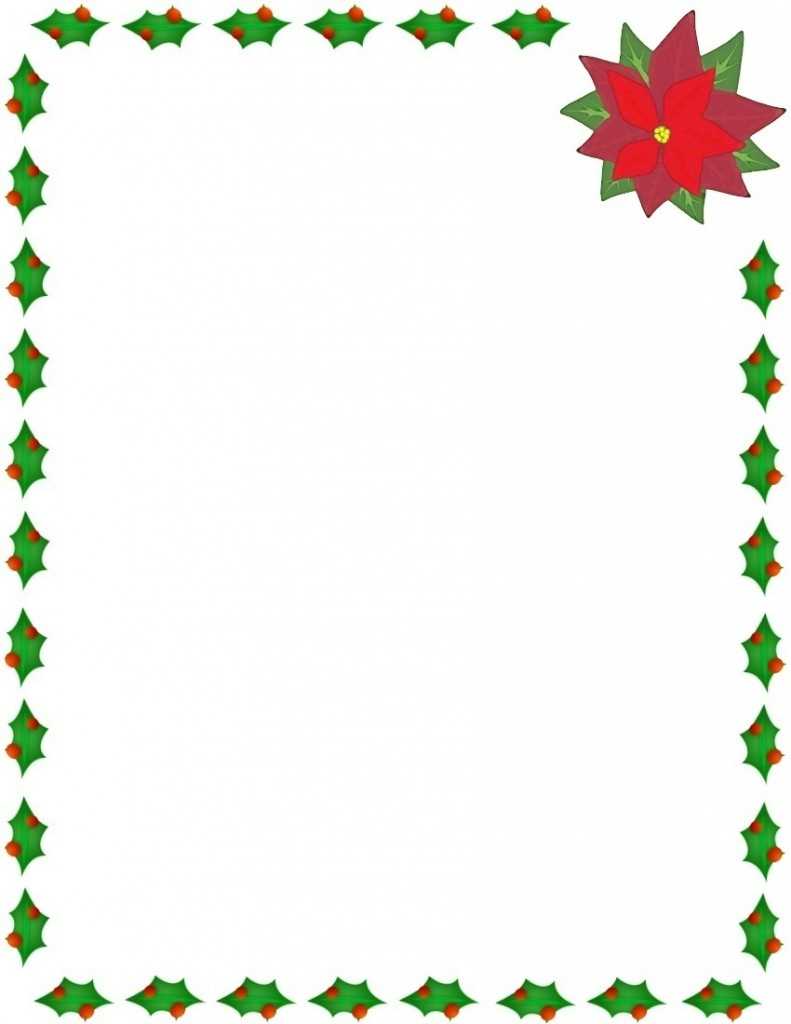 Christmas Border For Word Document – Calep.midnightpig.co Throughout Christmas Border Word Template