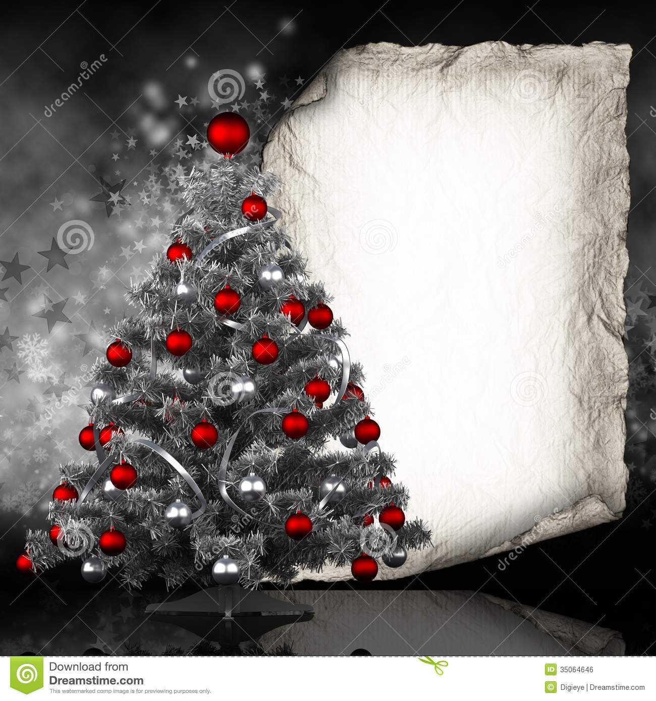 Christmas Card Template Stock Illustration. Illustration Of In Blank Christmas Card Templates Free