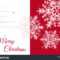Christmas Vector Greeting Card Template Blank | Royalty Free For Blank Snowflake Template