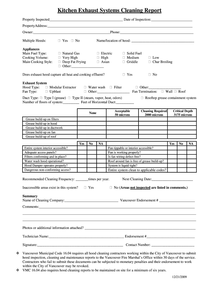 Cleaning Report - Fill Out And Sign Printable Pdf Template | Signnow In Cleaning Report Template