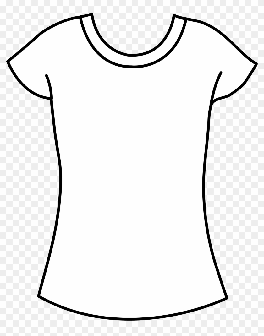 Clipart Royalty Free Womens T Shirt Blank Template – Blank T With Regard To Blank T Shirt Outline Template