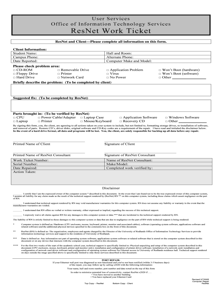 Computer Repair Form – Fill Online, Printable, Fillable For Computer Maintenance Report Template