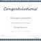 Congratulation Certificates Templates - Calep.midnightpig.co pertaining to Congratulations Certificate Word Template