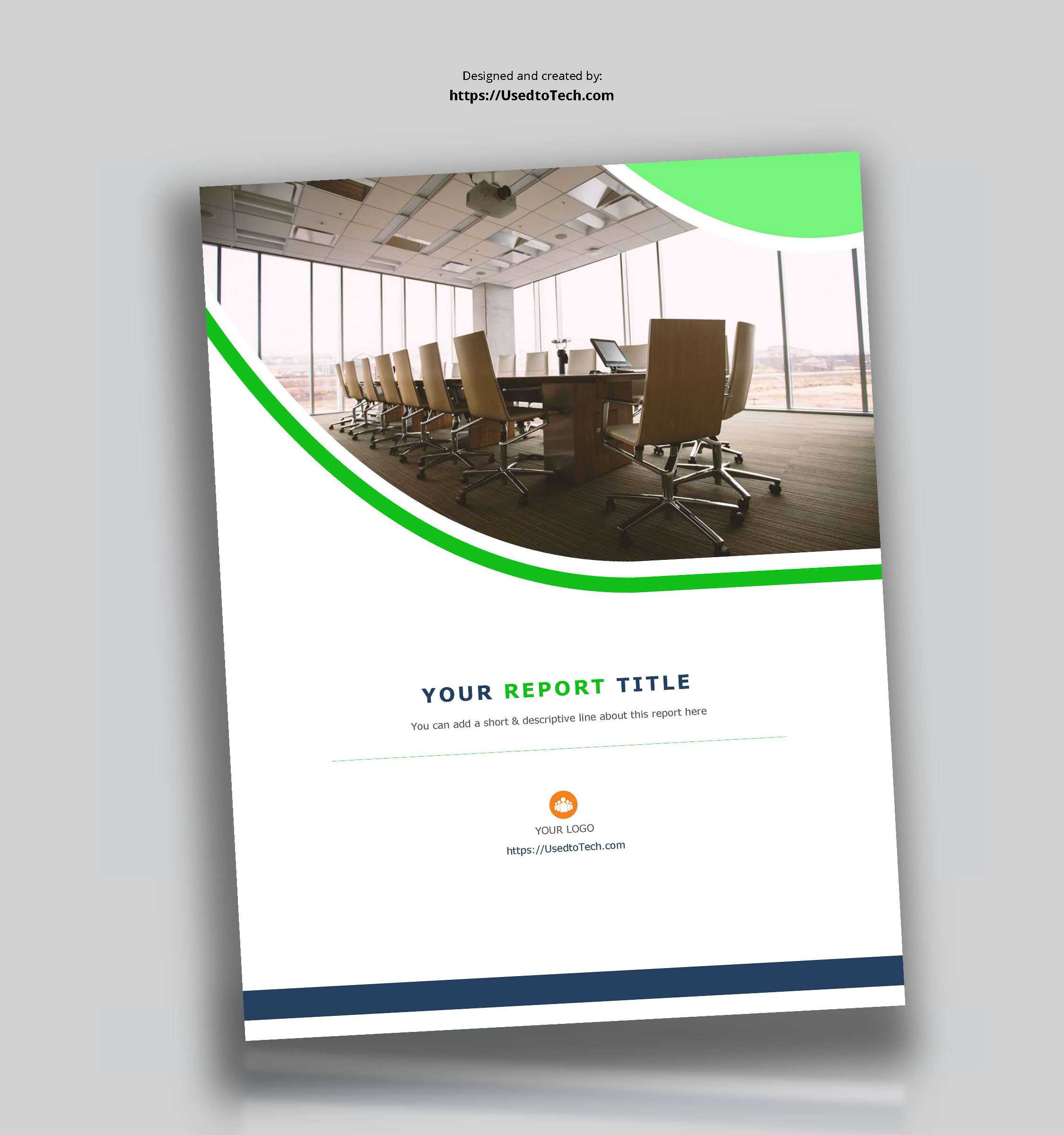 Corporate Report Design Template In Microsoft Word – Used To For It Report Template For Word