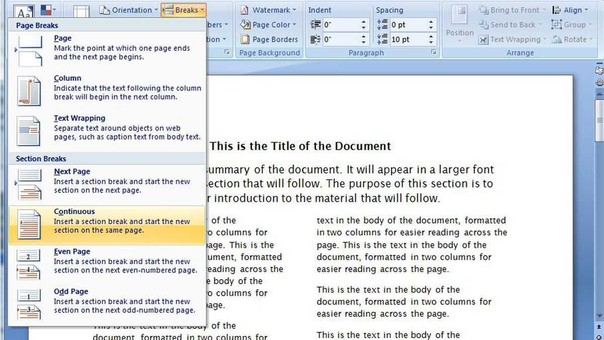 Create A Two Column Document Template In Microsoft Word – Cnet With Regard To Double Entry Journal Template For Word