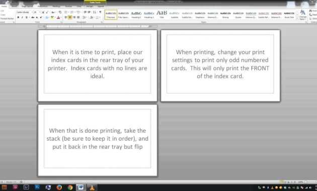 Create Index Cards - Dalep.midnightpig.co inside Microsoft Word Index Card Template