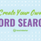 Create Your Own Word Search | Teach Starter For Word Sleuth Template