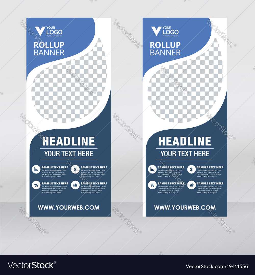 Creative Roll Up Banner Design Template Regarding Pop Up Banner Design Template