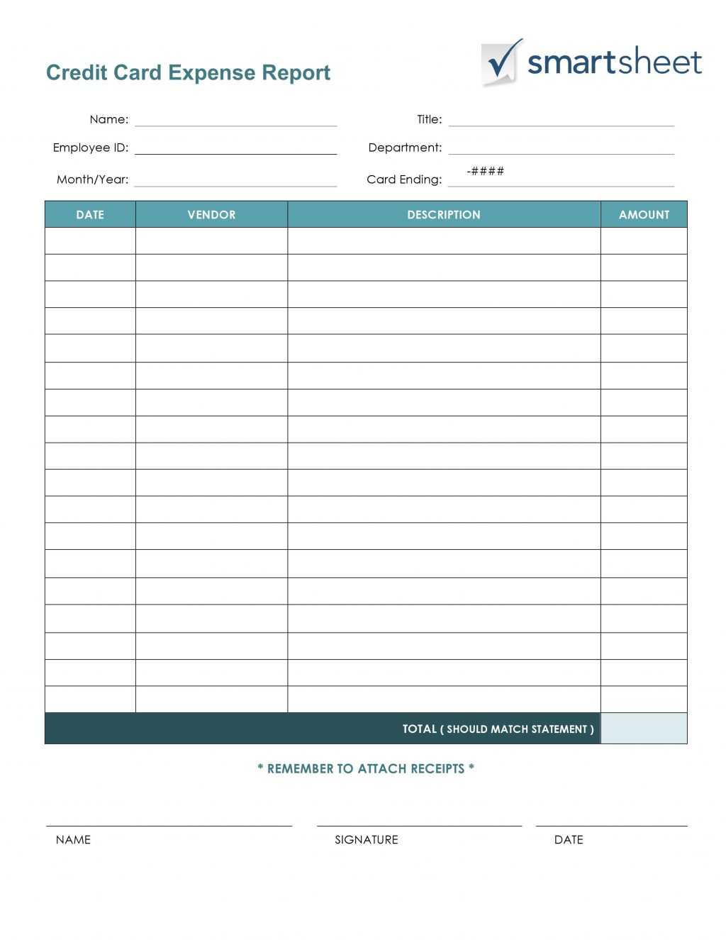 Credit Card Budget Spreadsheet Template Employee Expense Inside Report Card Template Pdf