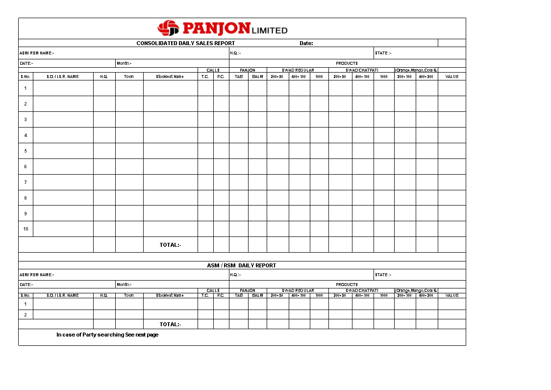 Daily Sales Report Excel | Templates At Allbusinesstemplates Regarding Free Daily Sales Report Excel Template