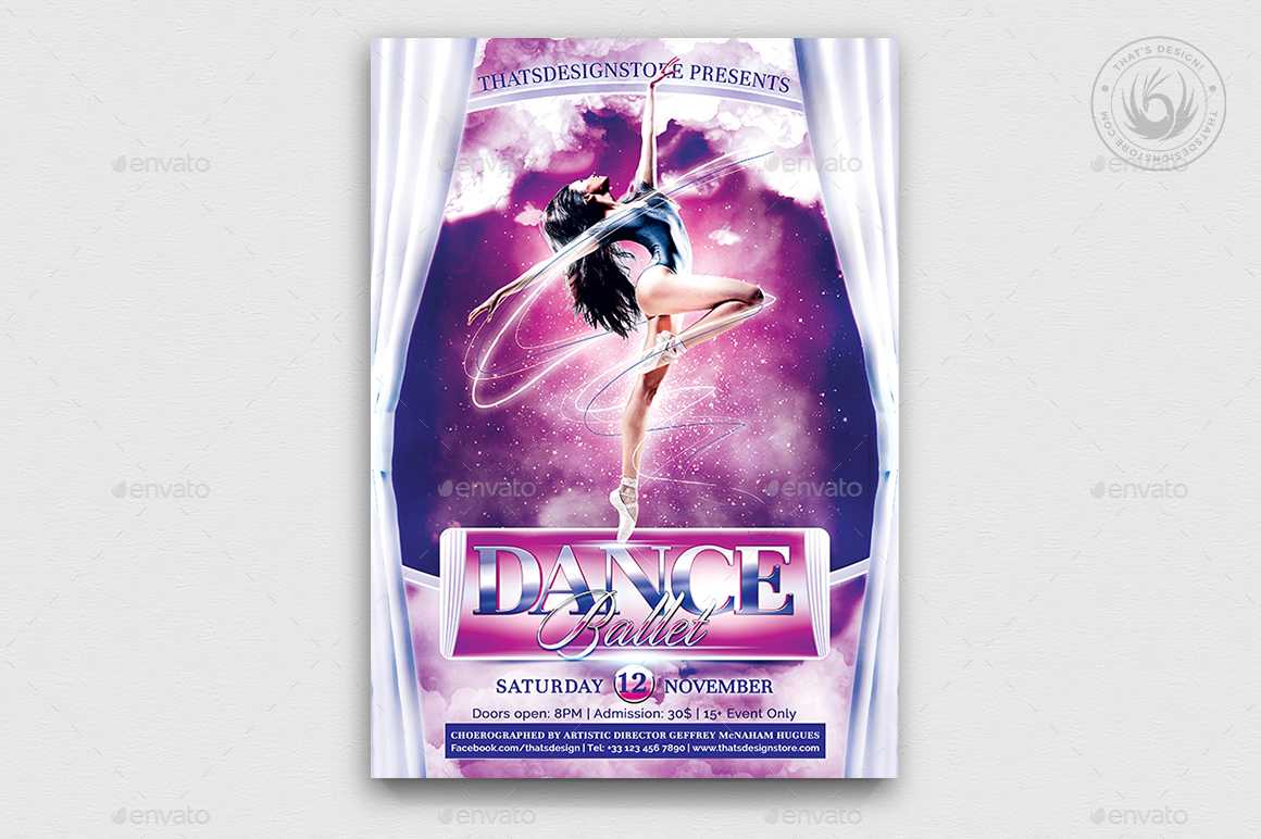 Dance Flyer Template – Calep.midnightpig.co With Dance Flyer Template Word