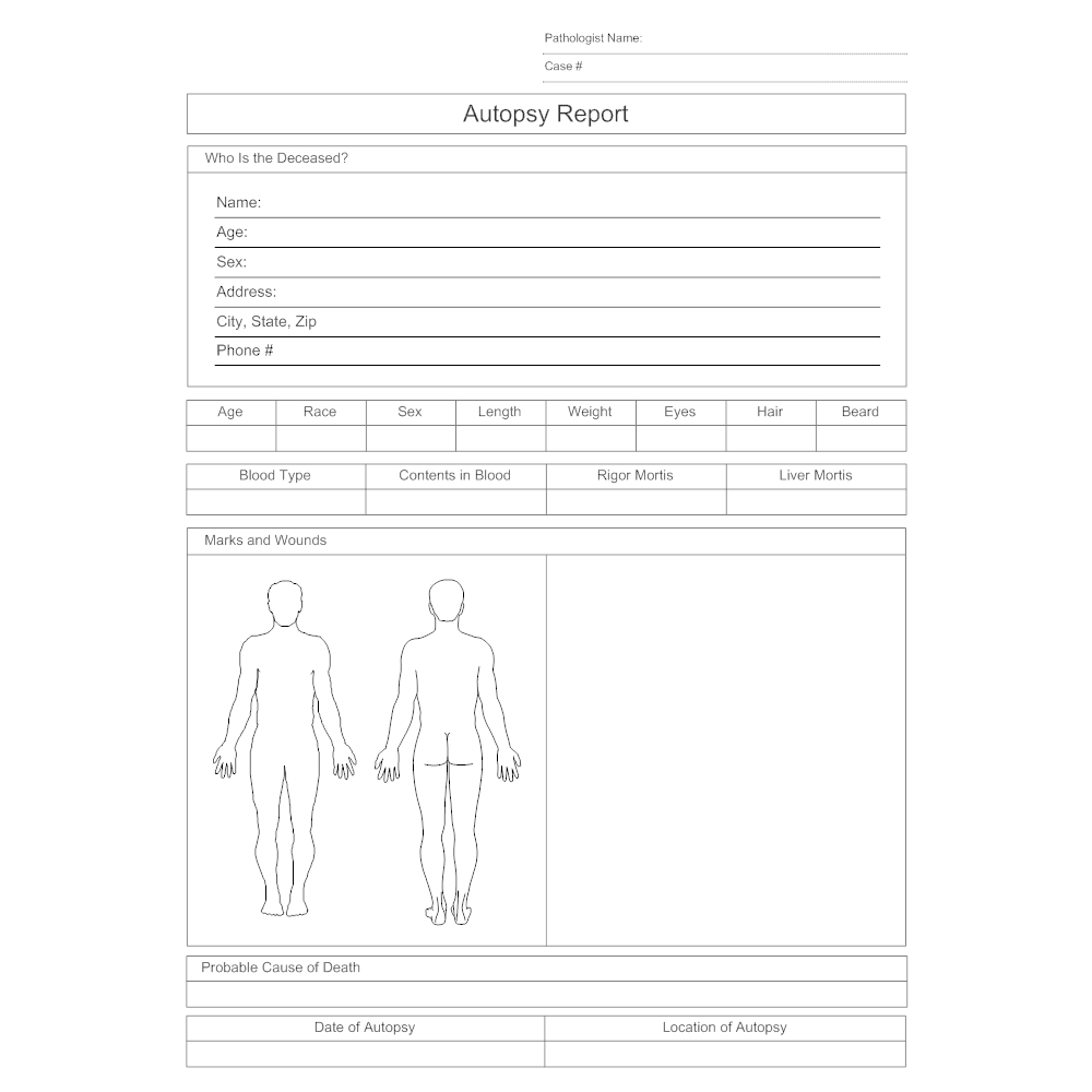 Death Report Template - Dalep.midnightpig.co With Coroner's Report Template