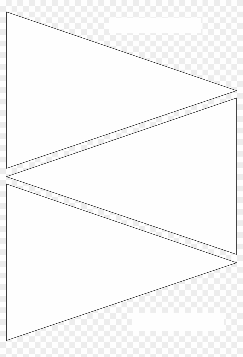 Delicate Printable Pennant Banner Template Free | Coleman Blog For Free Triangle Banner Template