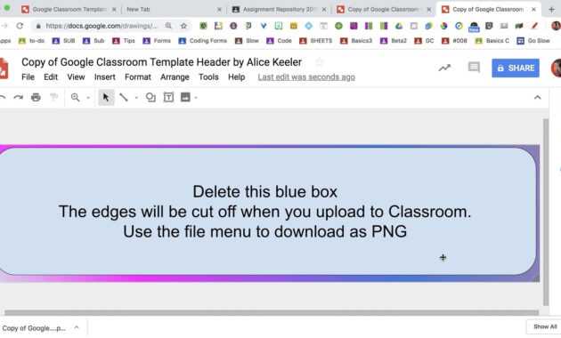 Design A Custom Google Classroom Header regarding Classroom Banner Template