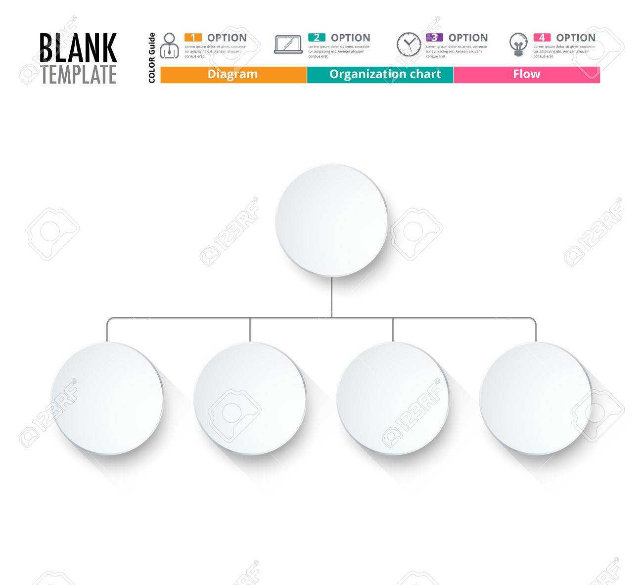 Diagram Template, Organization Chart Template. Flow Template,.. Intended For Free Blank Organizational Chart Template