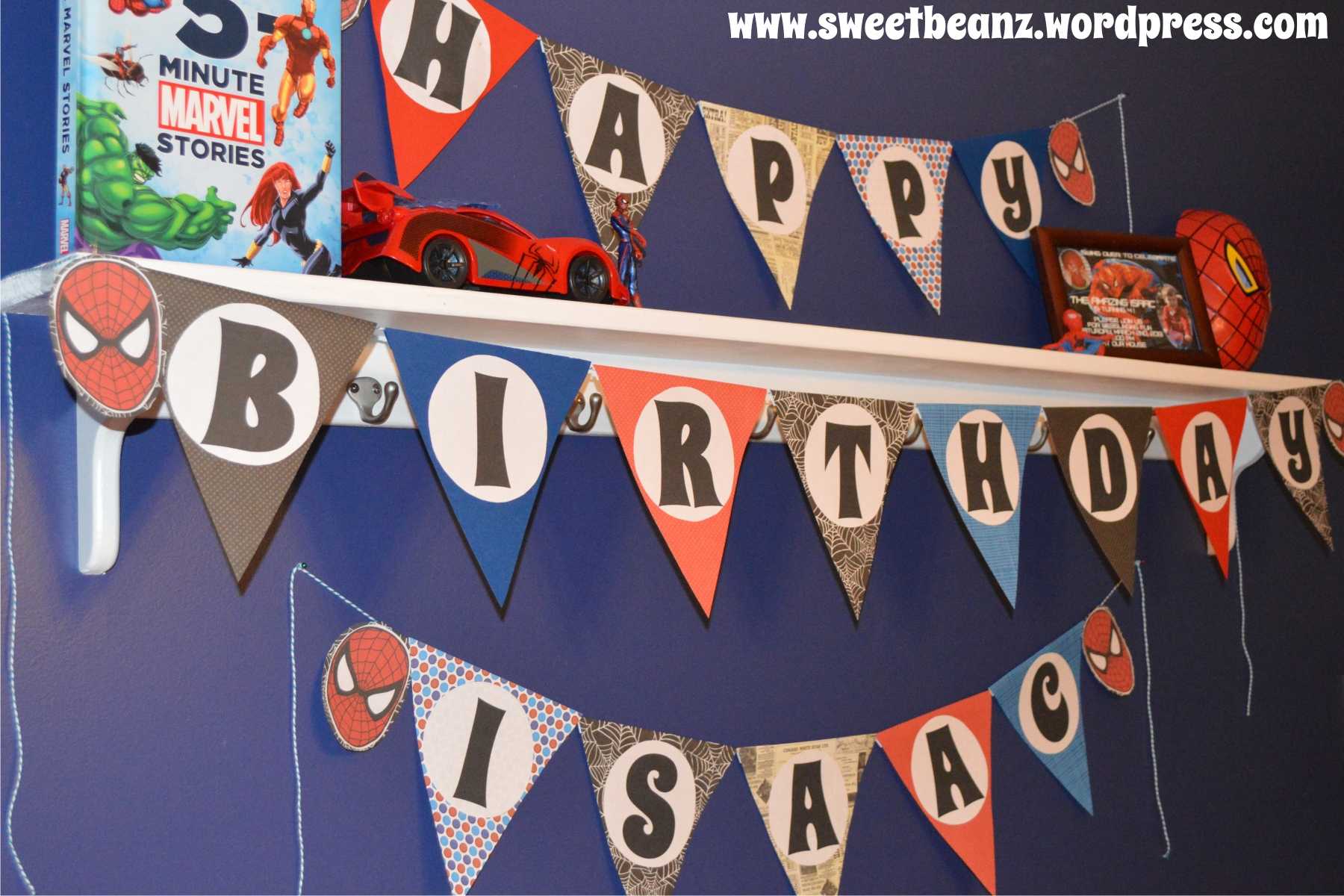 Diy Pennant Banner Template For Your Next Party! | Sweetbeanz In Triangle Pennant Banner Template
