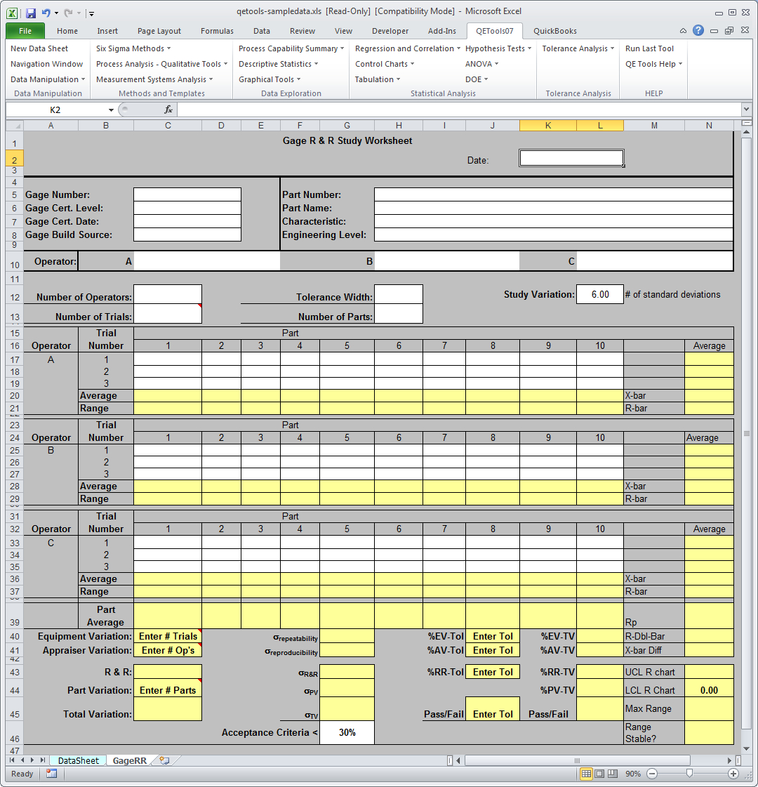 Dmaic Template Excel – Calep.midnightpig.co For Dmaic Report Template