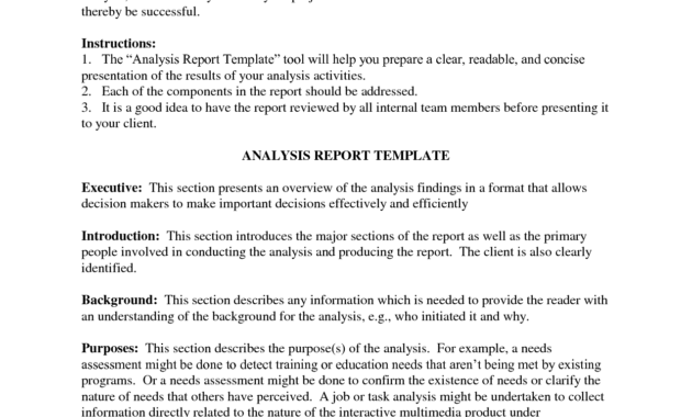 Downloadable Analysis Report Template Sample : V-M-D with Business Analyst Report Template