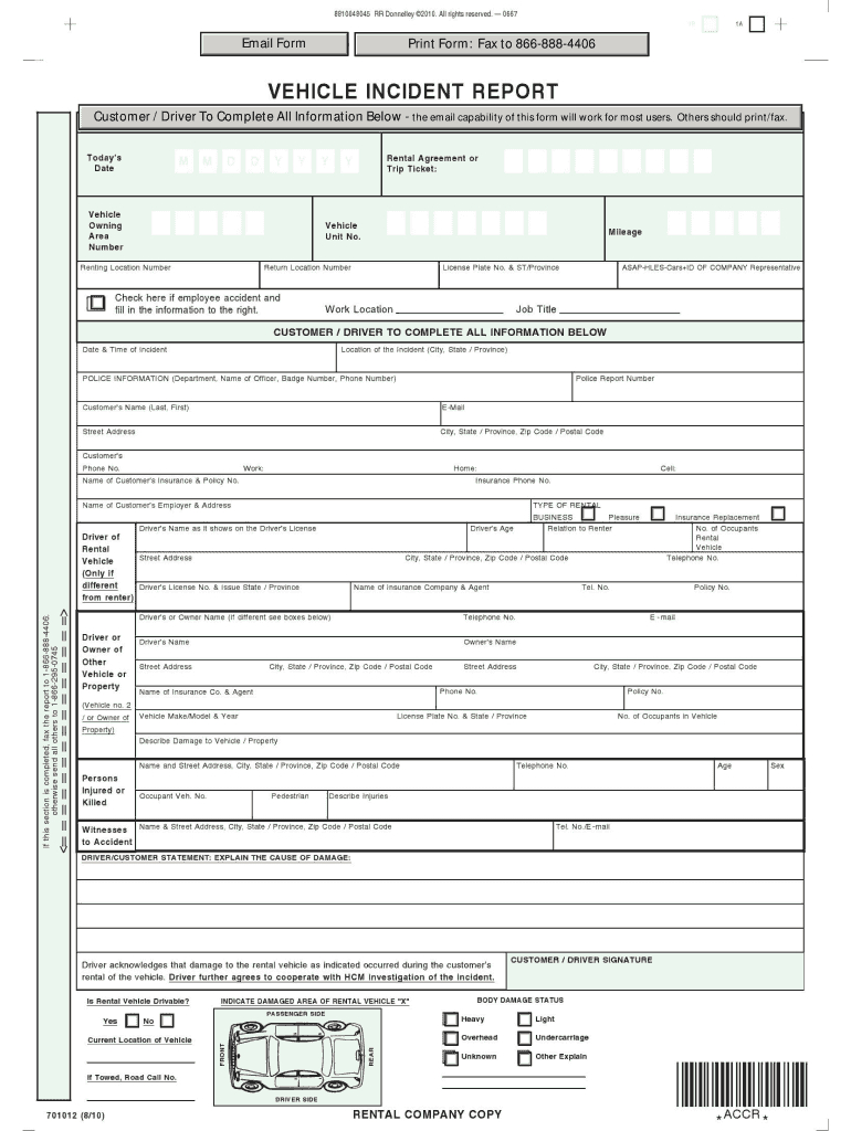 Drivers Accident Reprot – Fill Online, Printable, Fillable Regarding Vehicle Accident Report Template