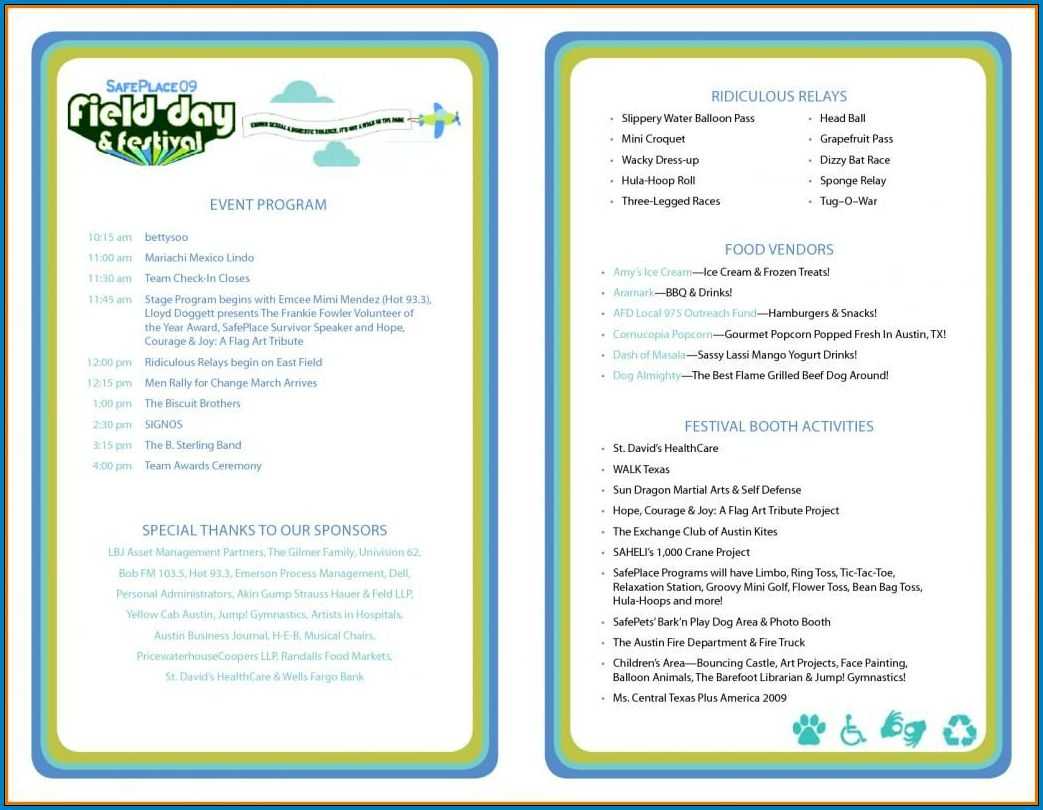 √ Free Printable Event Program Template Word | Templateral Pertaining To Free Event Program Templates Word