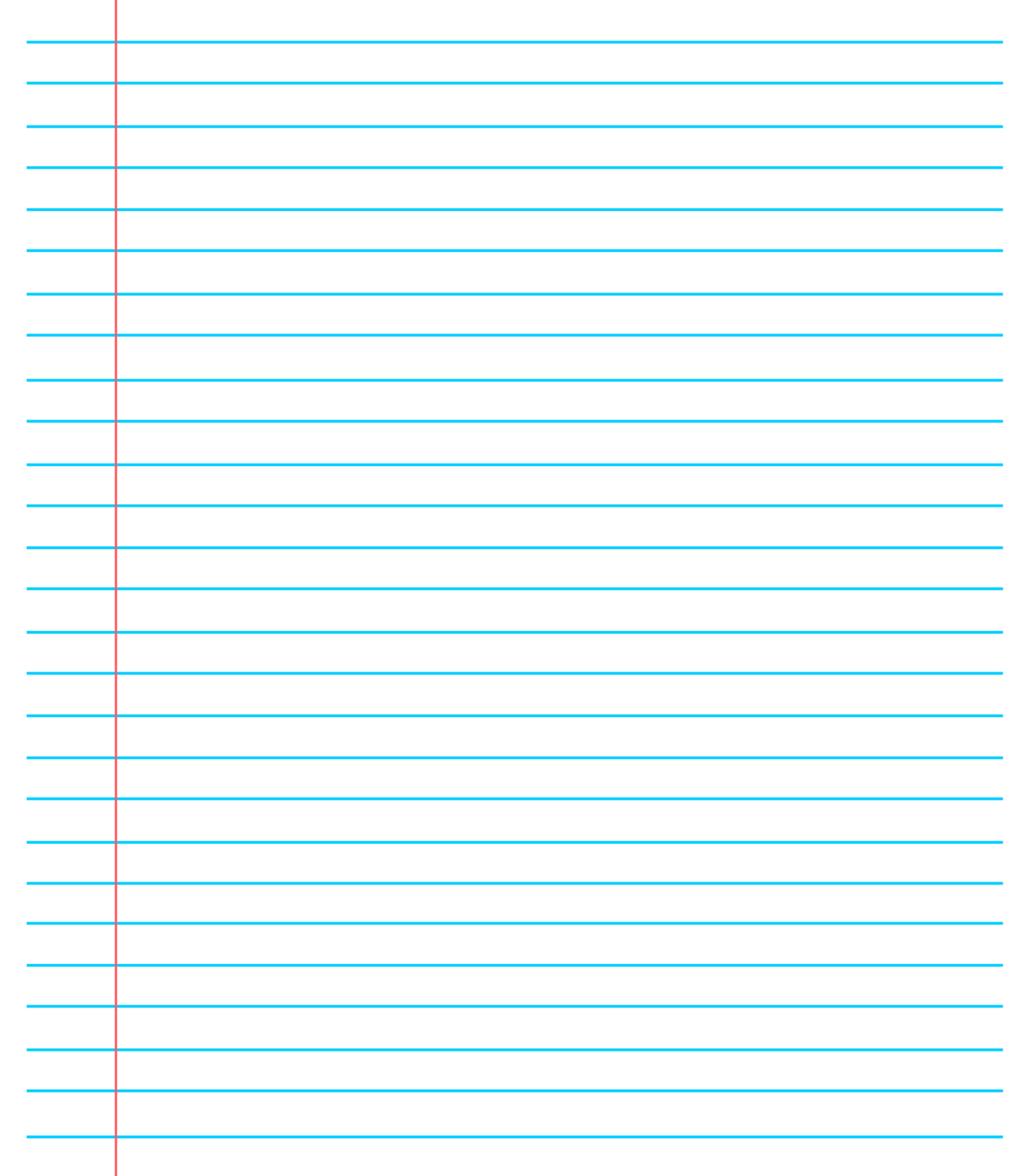 ❤️20+ Free Printable Blank Lined Paper Template In Pdf❤️ Pertaining To Notebook Paper Template For Word