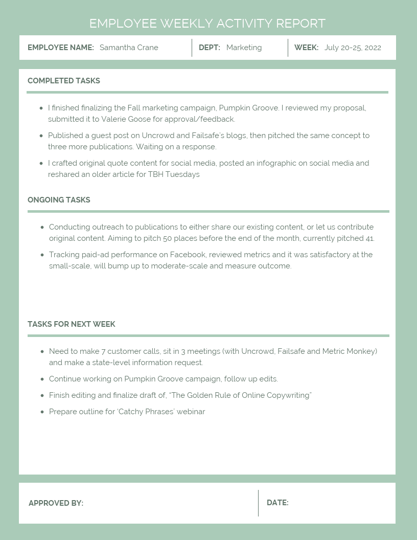 E8A Market Visit Report Template | Wiring Library In Customer Site Visit Report Template