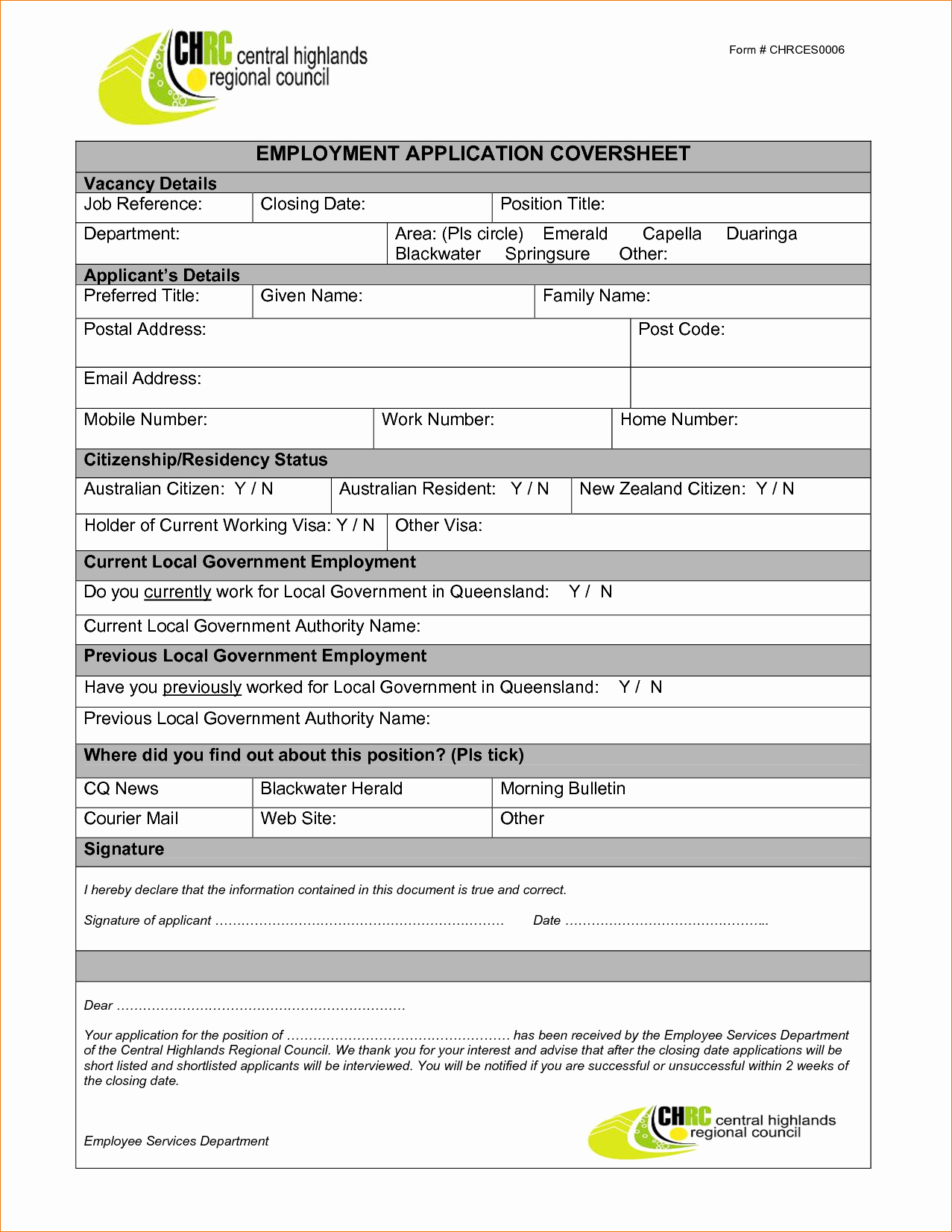 Employee Application Form Word – Calep.midnightpig.co Throughout Job Application Template Word