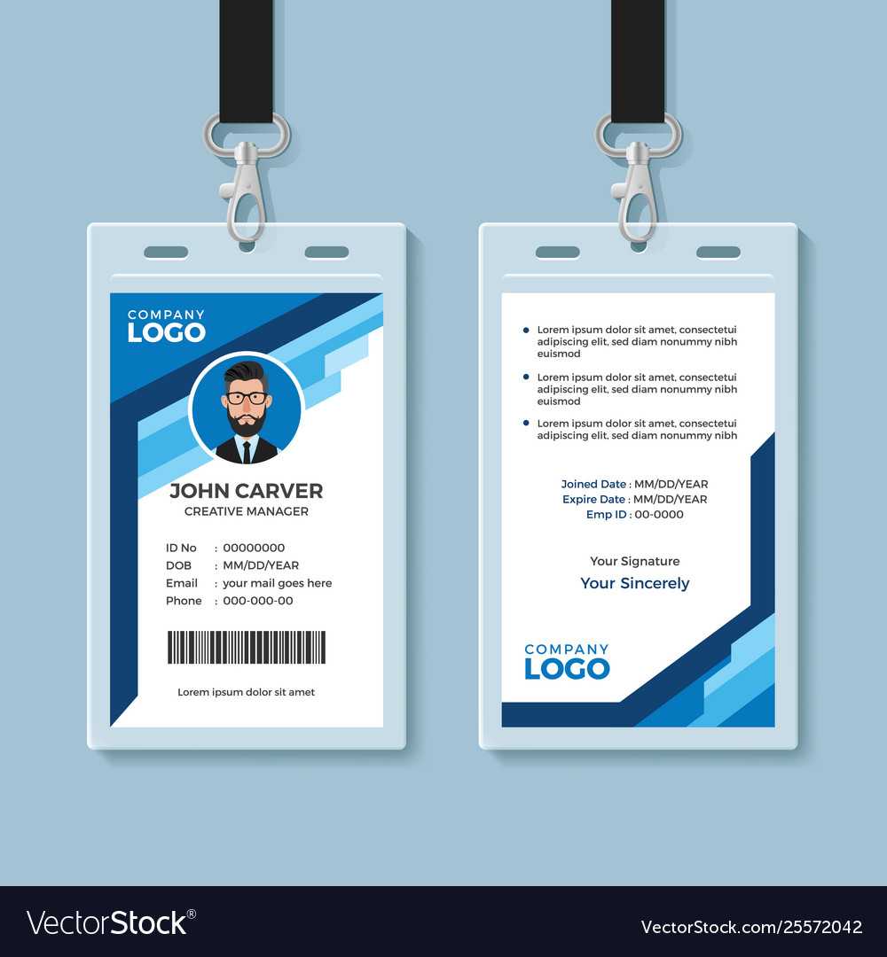 Employees Id Card Template - Dalep.midnightpig.co Throughout Id Badge Template Word