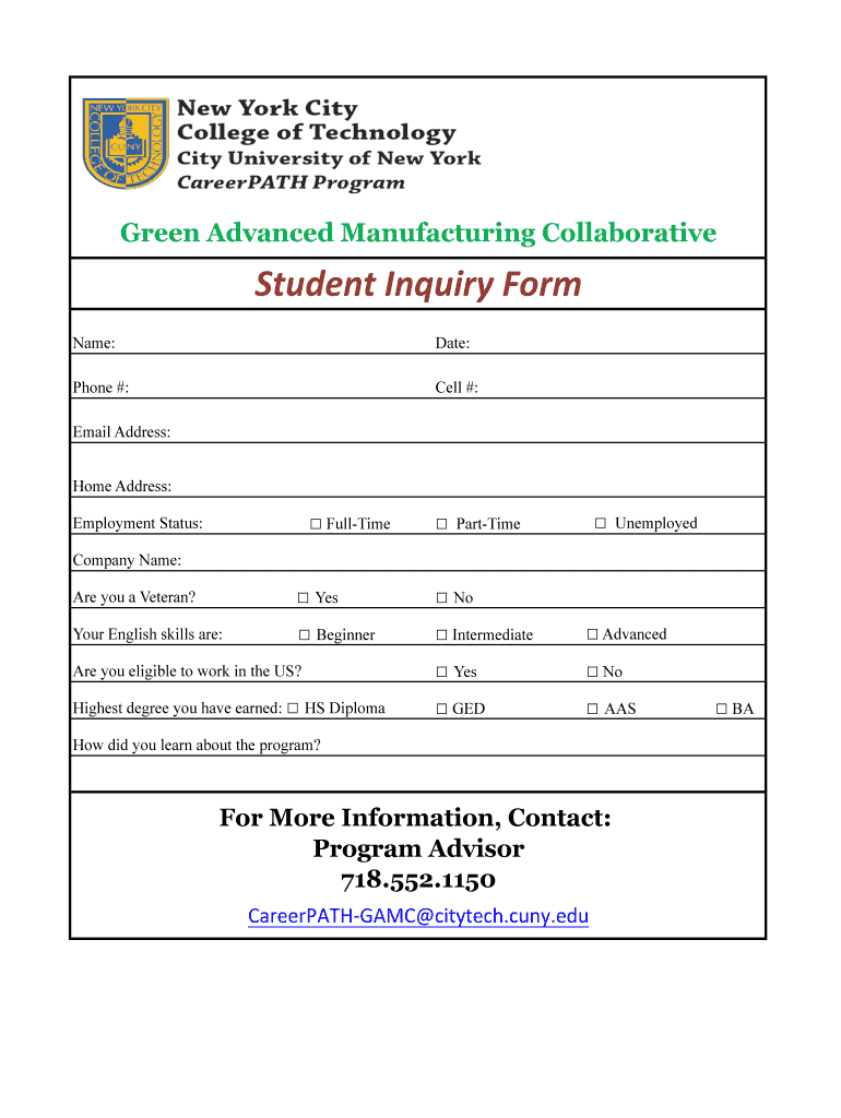 Enquiry Form Format - Fill Out And Sign Printable Pdf Template | Signnow Intended For Enquiry Form Template Word