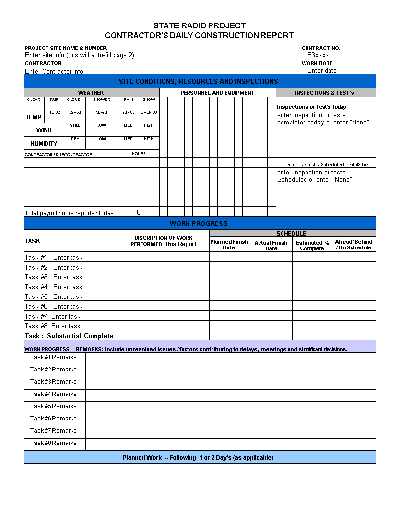 Excel Daily Report | Templates At Allbusinesstemplates Intended For Test Summary Report Excel Template