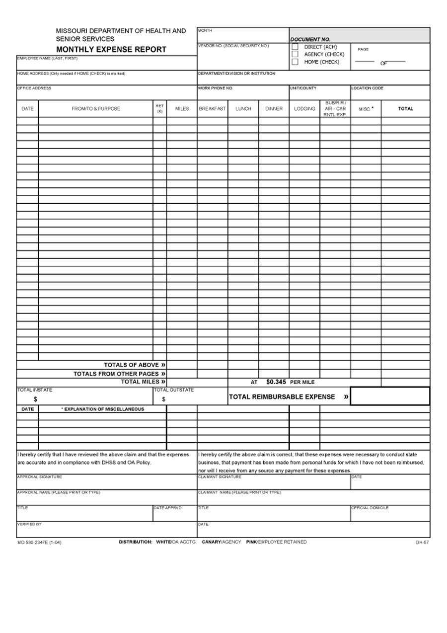 Expense Report Template Expenses Spreadsheet Templates To Throughout Expense Report Spreadsheet Template