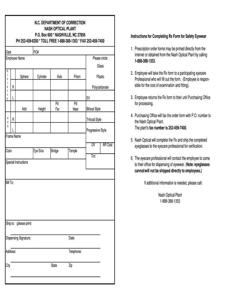 Eyeglass Prescription Form Pdf – Fill Out And Sign Printable Pdf Template |  Signnow Intended For Blank Prescription Form Template