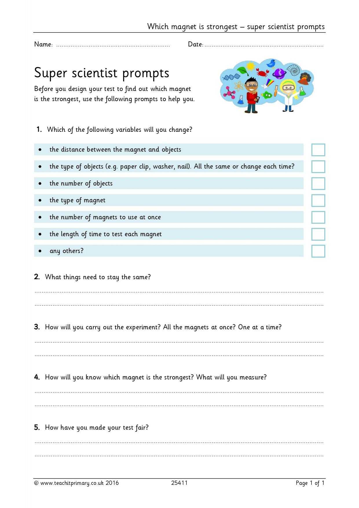Eyfs | Ks1 | Ks2 | Investigations | Teachit Primary Pertaining To Science Report Template Ks2