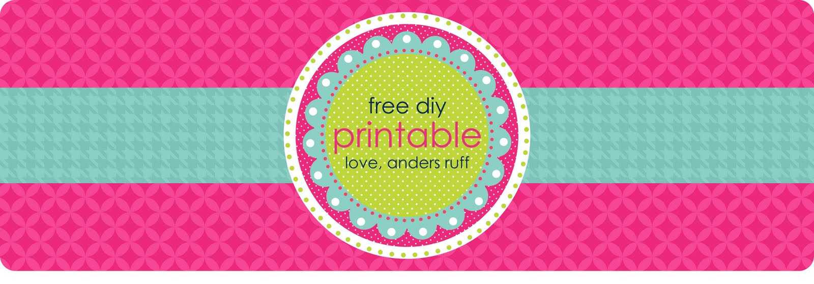 Fabulous Featuresanders Ruff Custom Designs: {Free} Diy Throughout Luggage Tag Template Word